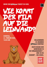 Filmplakat Wie kommt der Film auf die Leinwand?